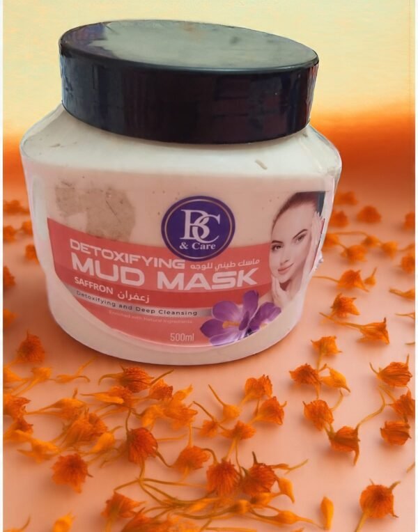 BC & CARE Detoxifying Mud Mask Saffron 500ml