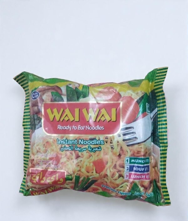 WAI WAI Ready To Eat Noodles Vegetable Flavour