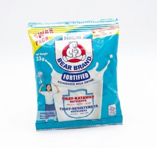 Nestle Bear Brand Fortified Powder Milk Drink 33gm