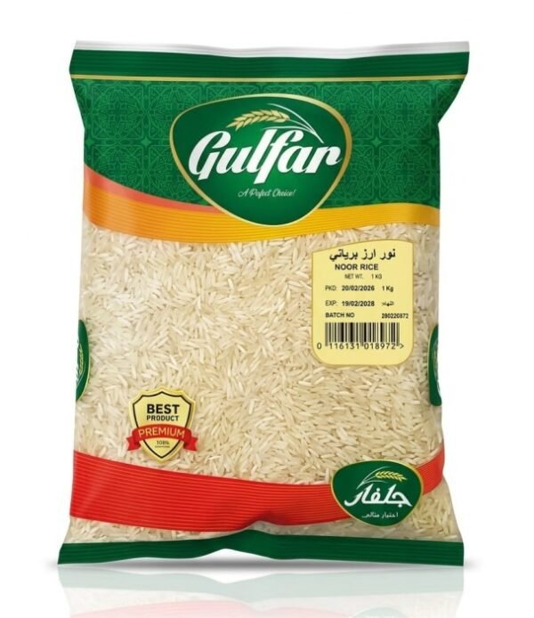 Gulfar Noor Rice 1000gm(1 KG)