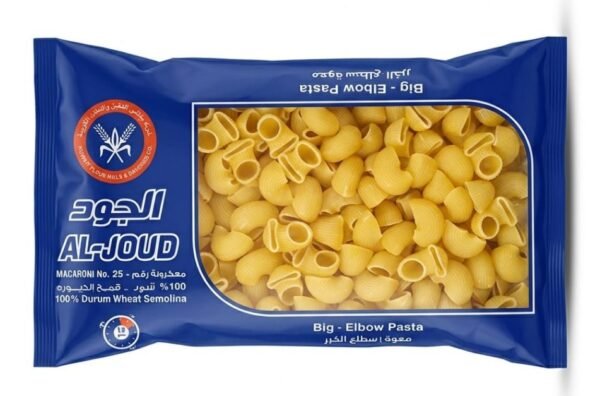AL-JOUD Durum Wheat Semolina Big Elbow Pasta