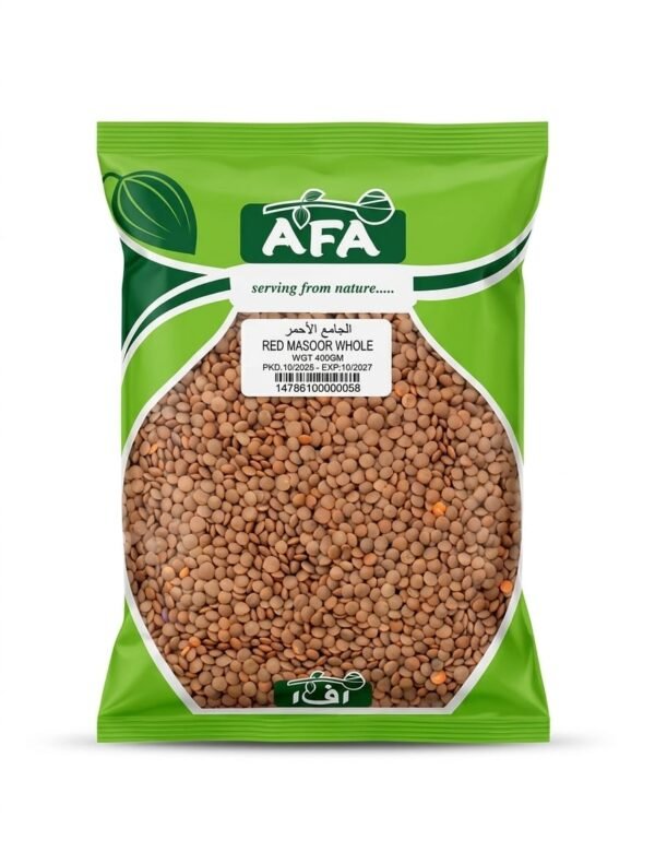AFA Red Masoor Whole 400gm